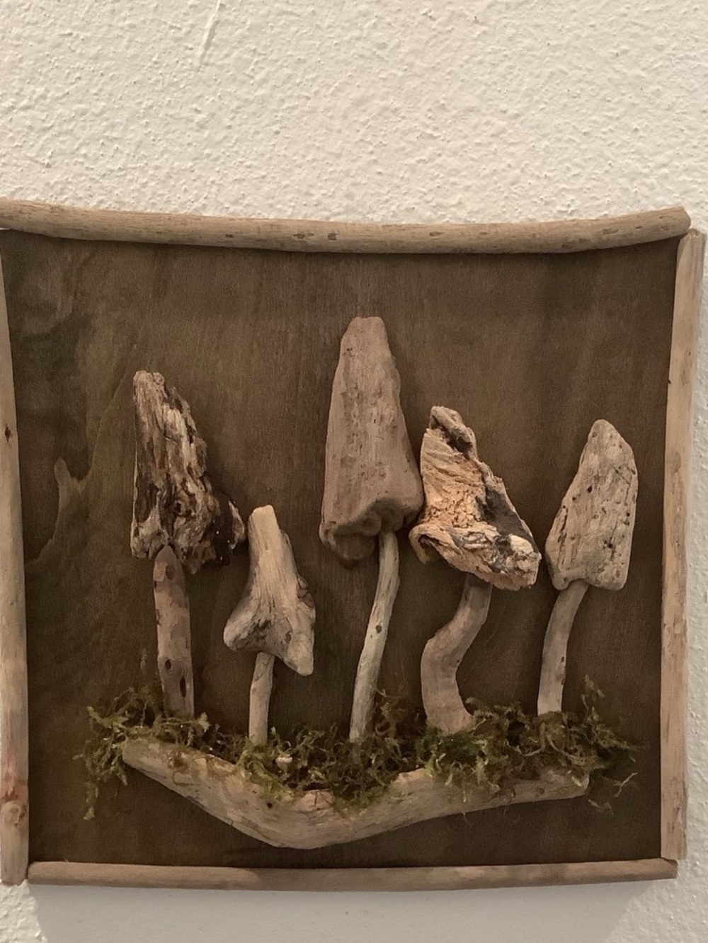 Driftwood Art , Driftwood Mushrooms, Mushroom Art, Driftwood Coastal Decor - Picture 2 of 5